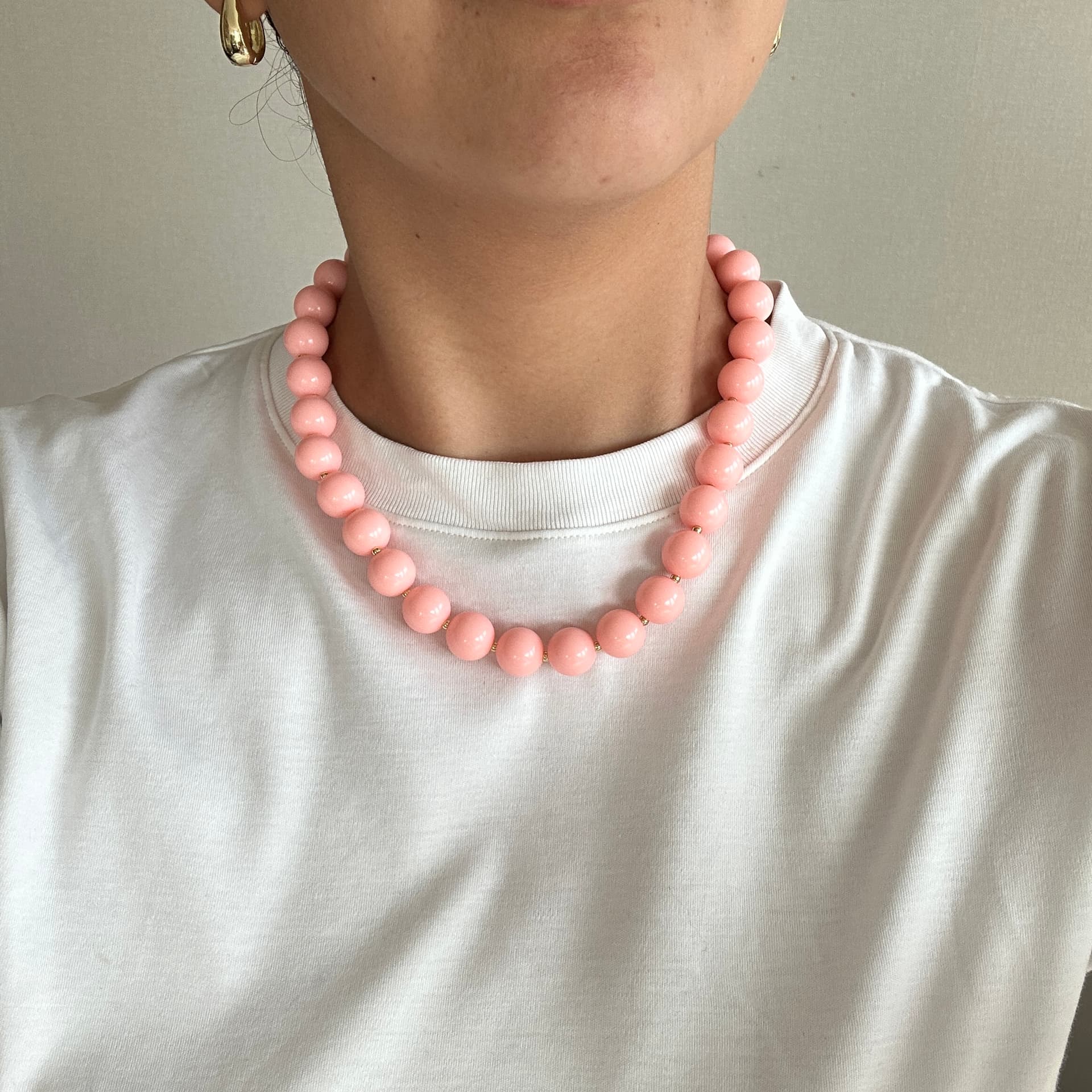 Collar Rosa Cipria